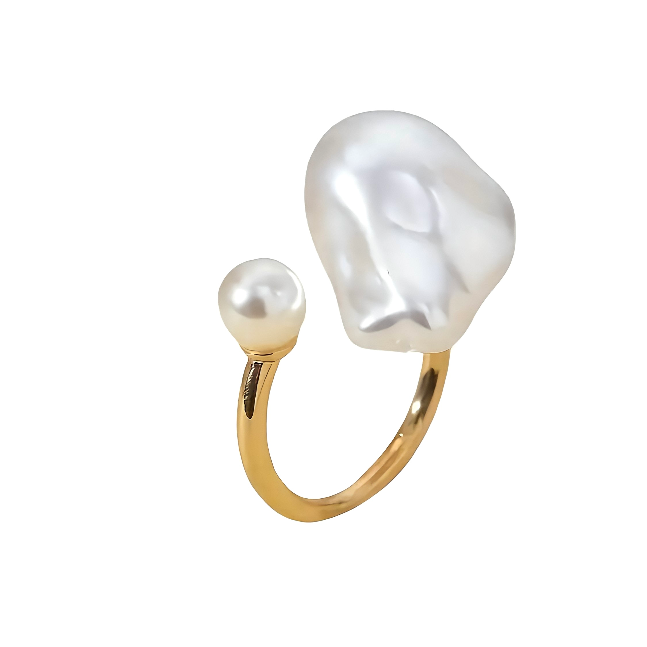 Double Pearl Ring
