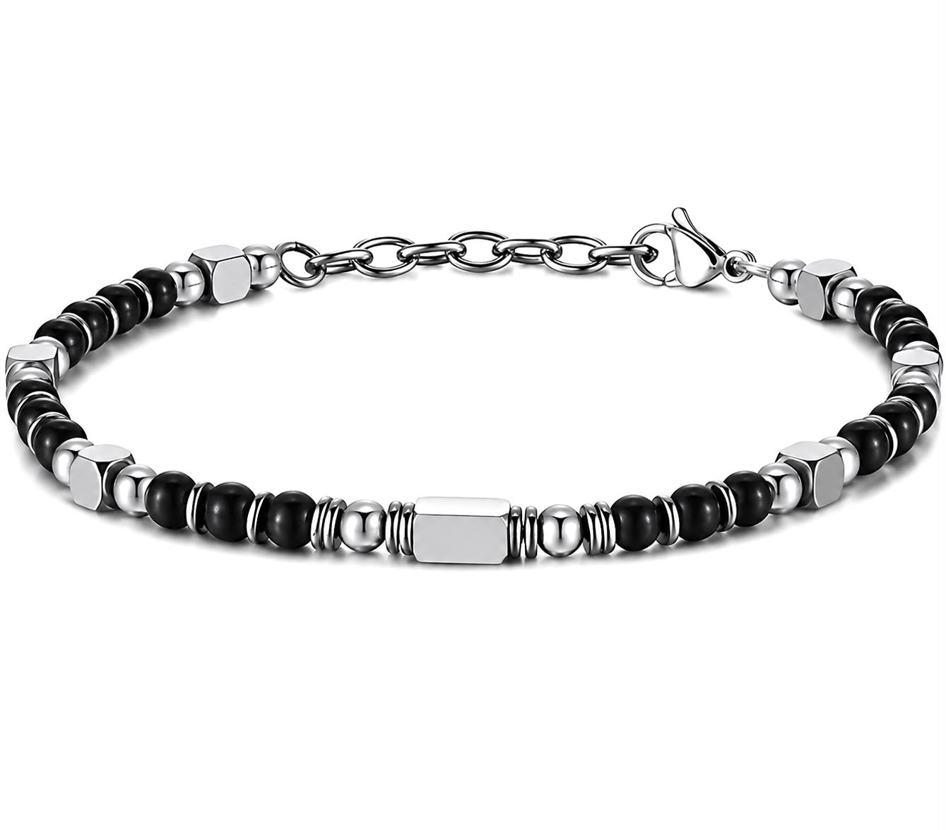 Urban Onyx Beaded Bracelet - Men's Bracelet | Asena Boutique Qatar