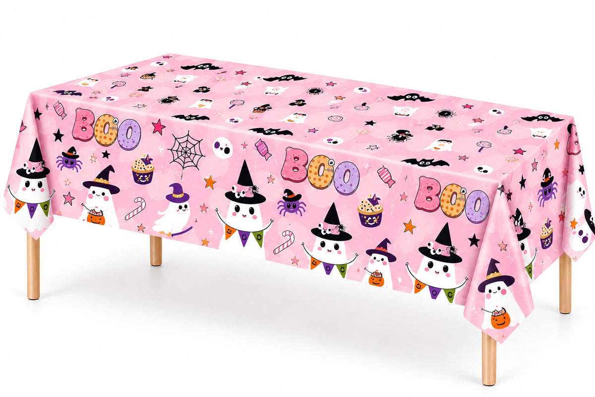 Pink Party Table Cover - Party Tableware | Asena Boutique Qatar