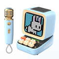 Divoom Ditoo – Mic Mini Karaoke Machine Pixel Art Bluetooth Speaker - Blue