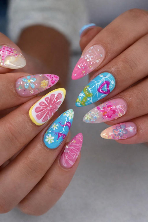Candy Splash Nails