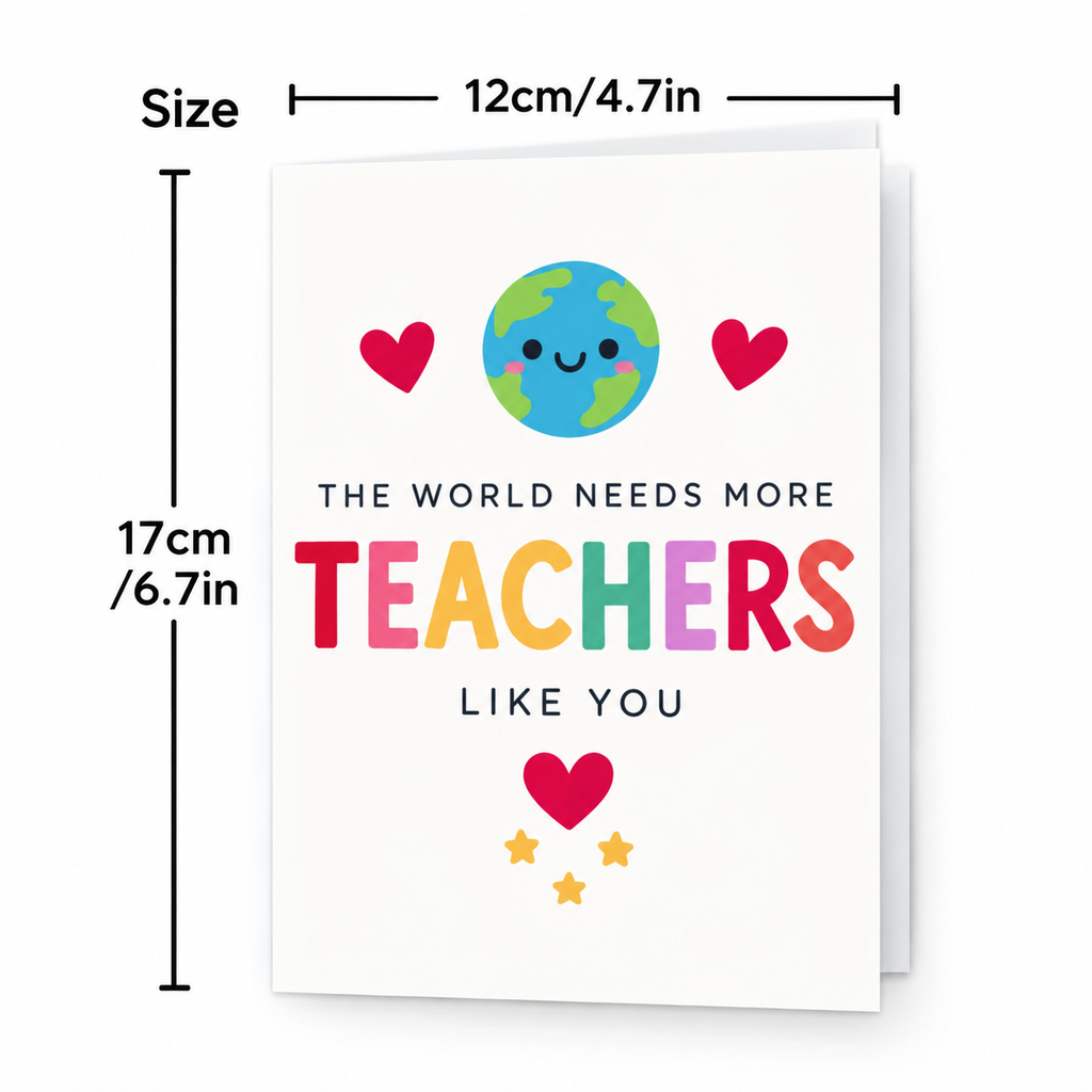 Teacher Appreciation Card - Greeting Card | Asena Boutique Qatar