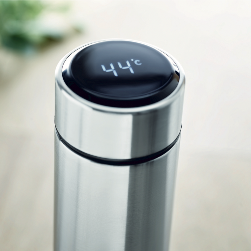 Stainless Steel Bottle With Touch Thermometer