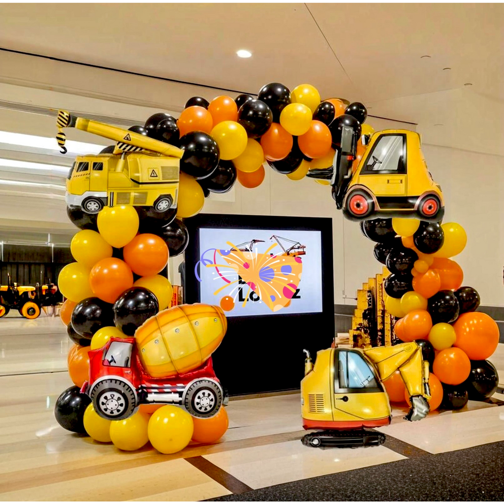 Construction Party Balloon Set