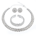 Sparkling Silver Jewelry Set - Women's Jewelry Set | Asena Boutique Qatar