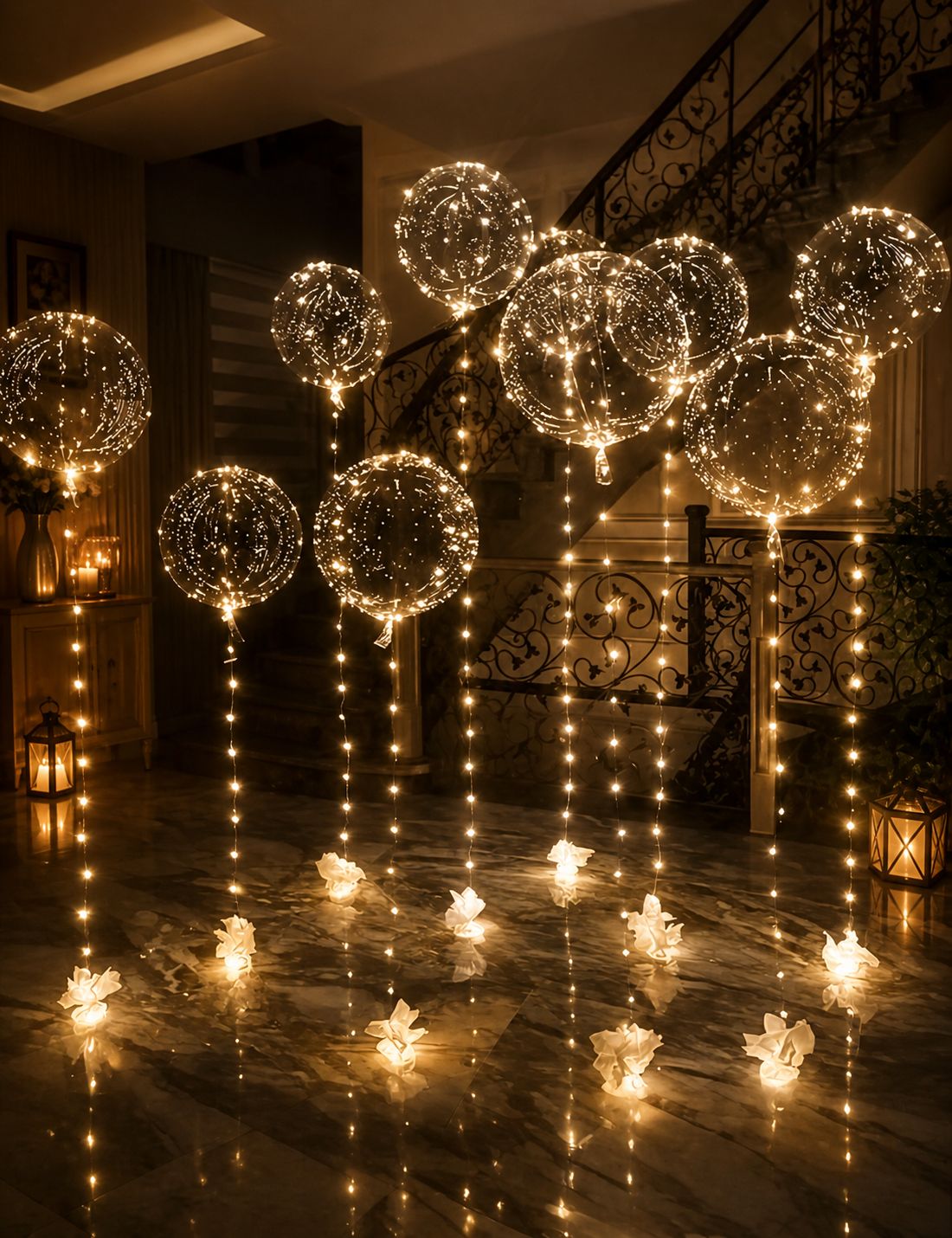 LED Bubble Balloon Decoration Set