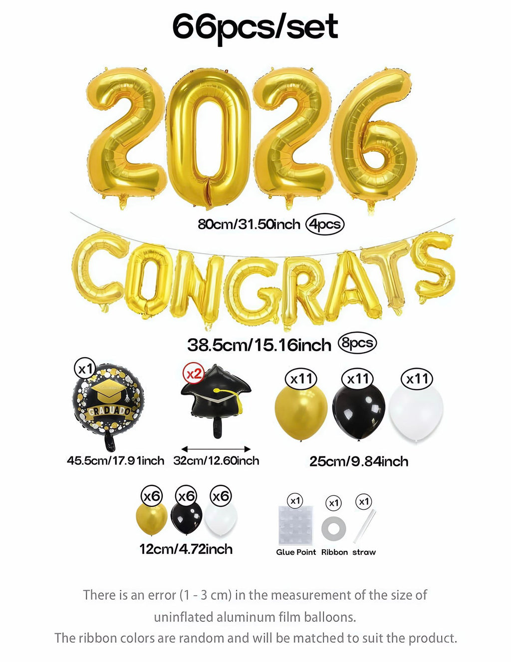 Graduation Balloon Decoration Set