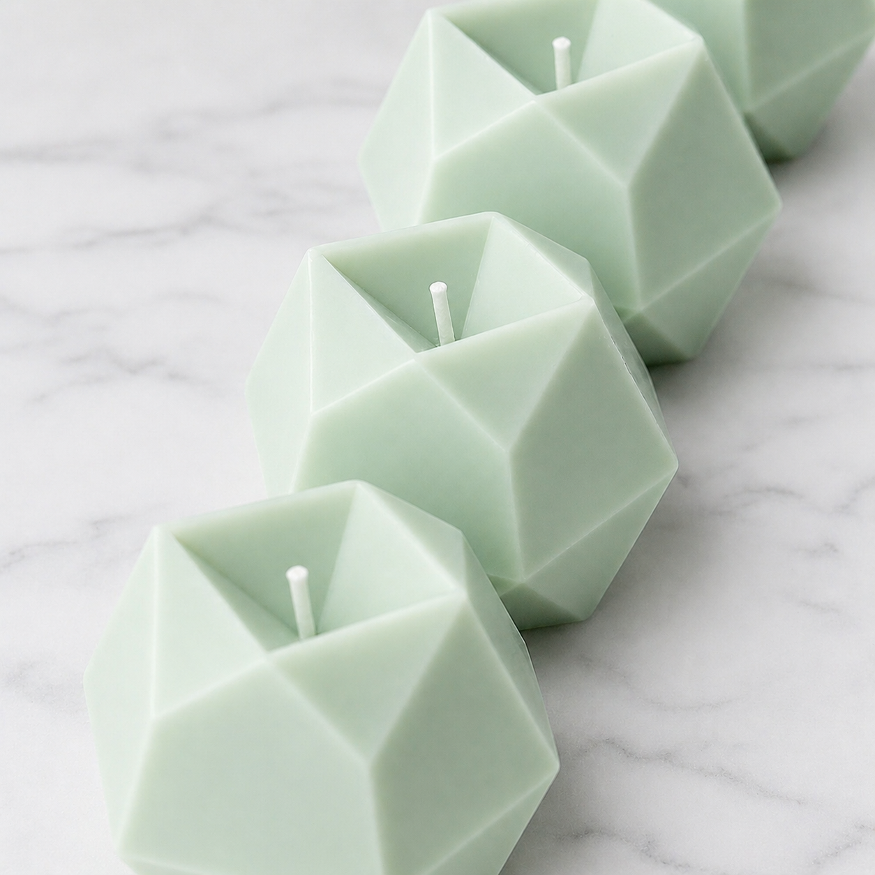 LumiShape Scented Candles (Green)