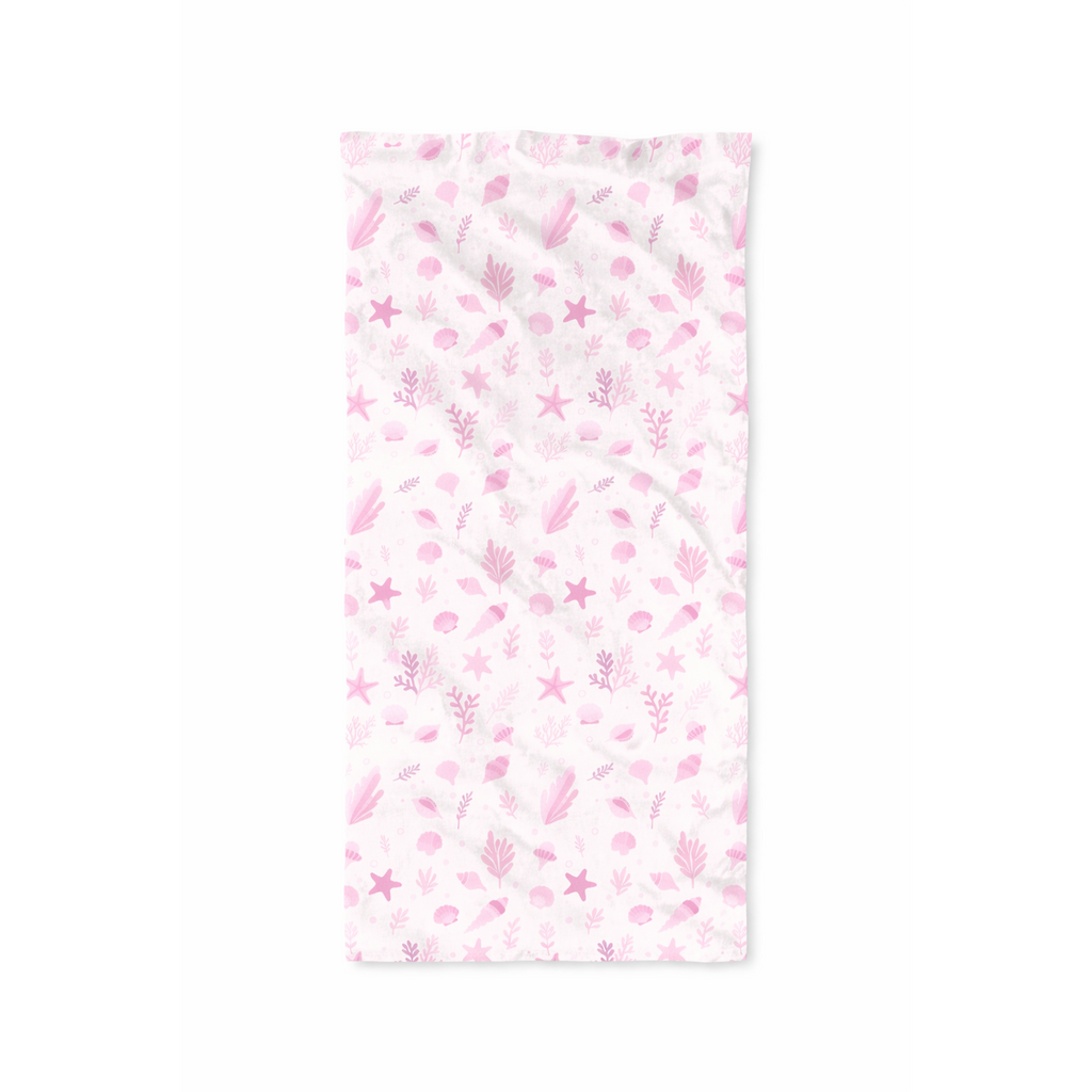 Pink Ocean Beach Towel
