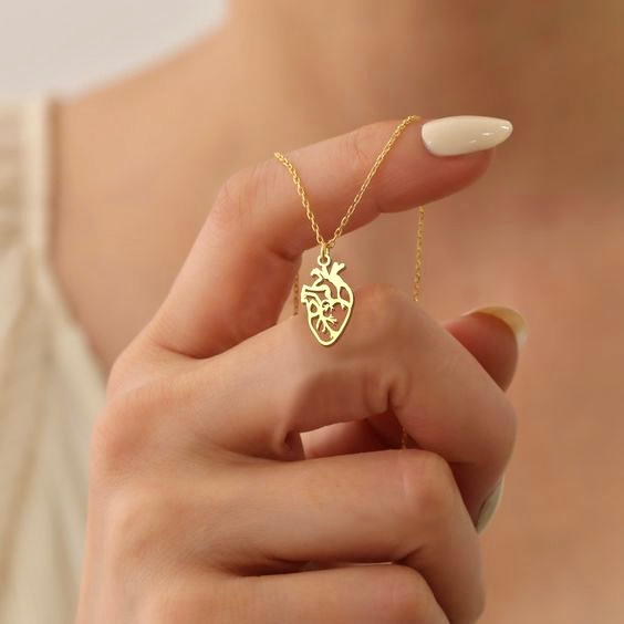 Heart Outline Necklace