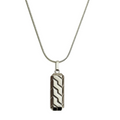 Chevron Silver Necklace