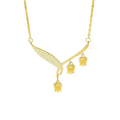 Gold-plated Blossom Whisper Necklace