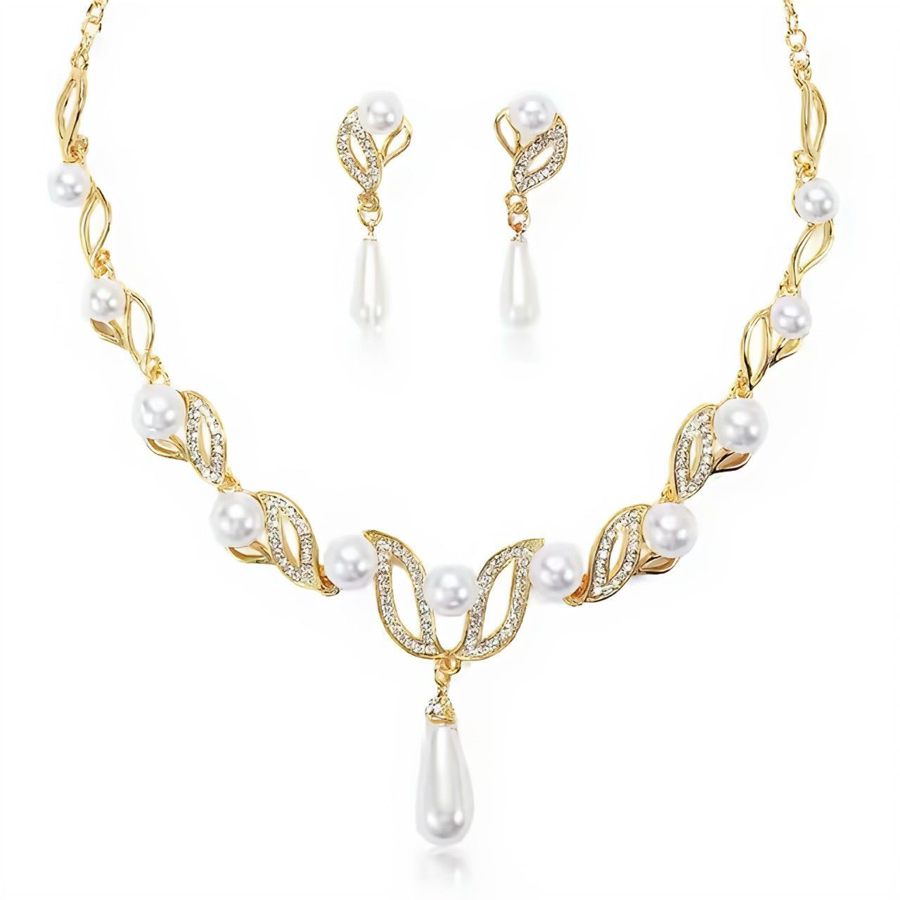 Pearl Elegance Jewelry Set - Women's Jewelry Set | Asena Boutique Qatar