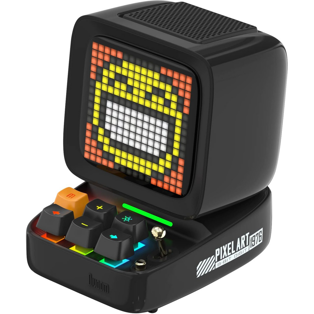 Divoom Ditoo-Pro Retro Pixel Art Bluetooth Speaker - Black - Bluetooth Speaker | Asena Boutique Qatar