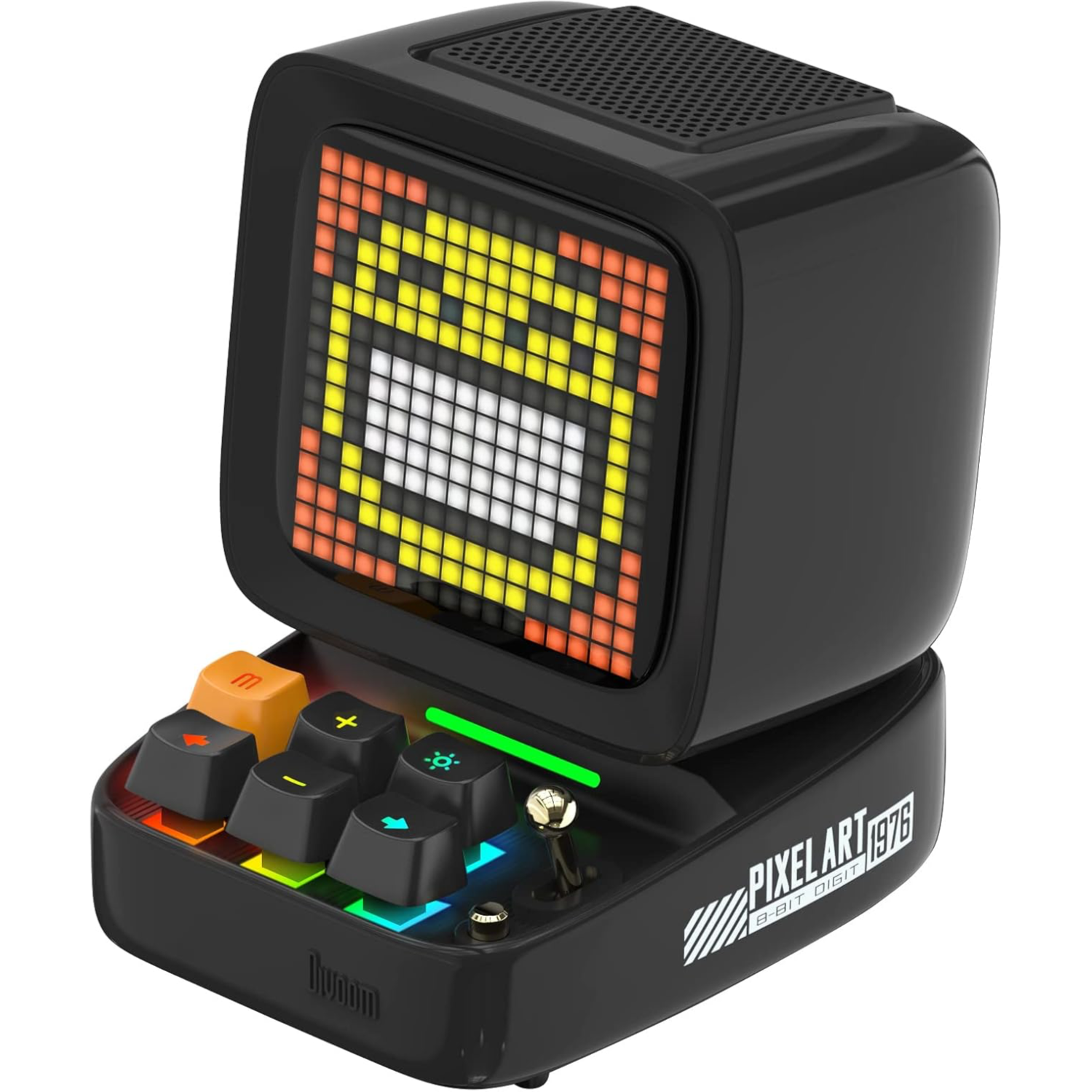 Divoom Ditoo-Pro Retro Pixel Art Bluetooth Speaker - Black - Bluetooth Speaker | Asena Boutique Qatar