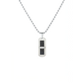 Onyx Steel Necklace