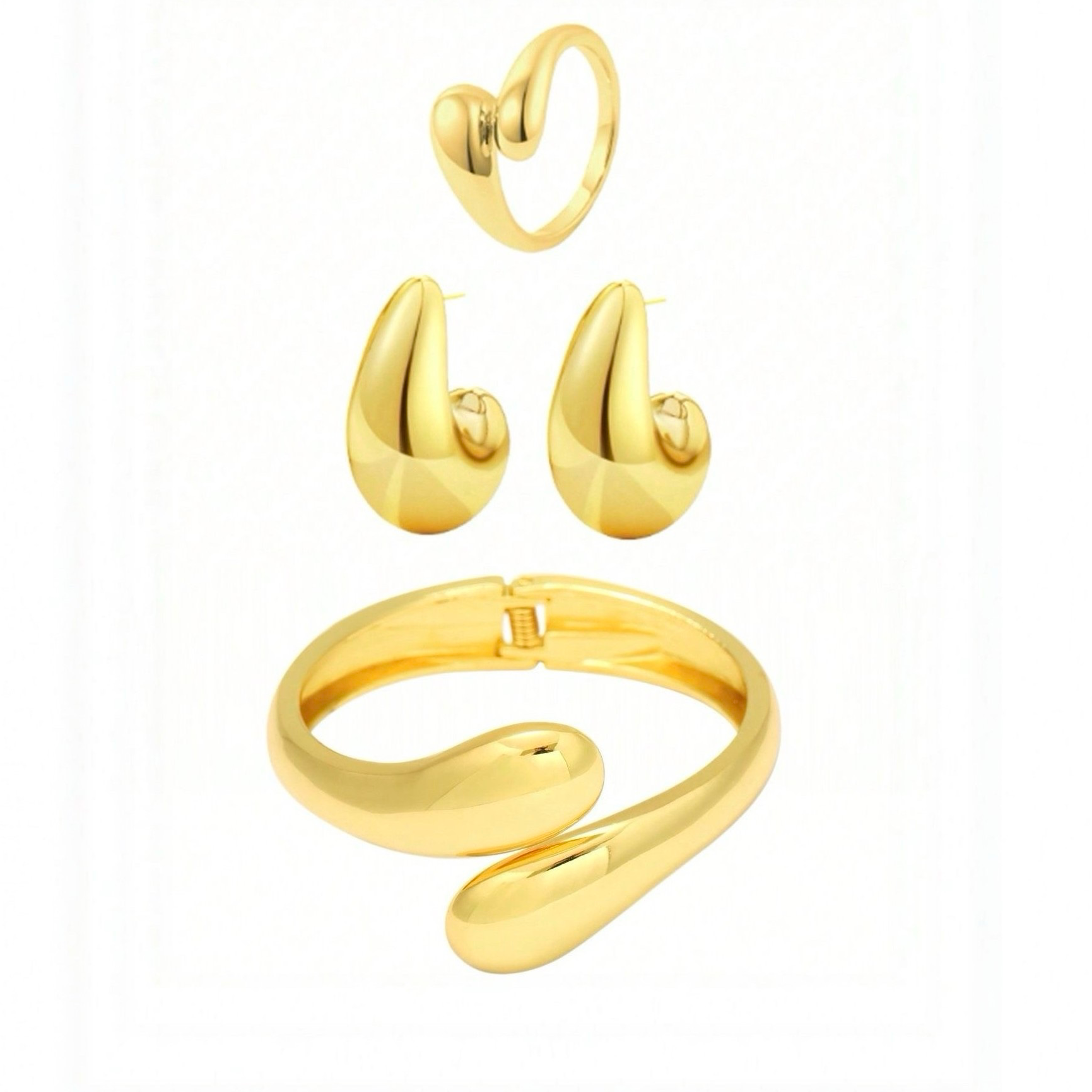 Sculpted Elegance Jewelry Set