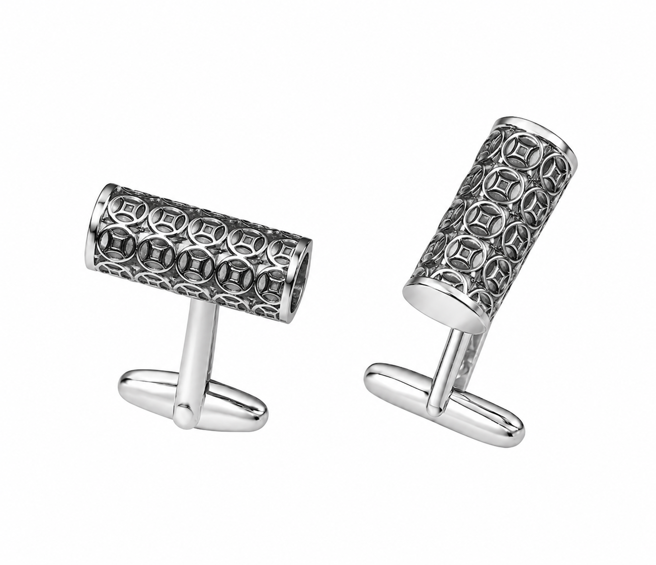 Crater Cuff Cufflinks - Cufflinks | Asena Boutique Qatar