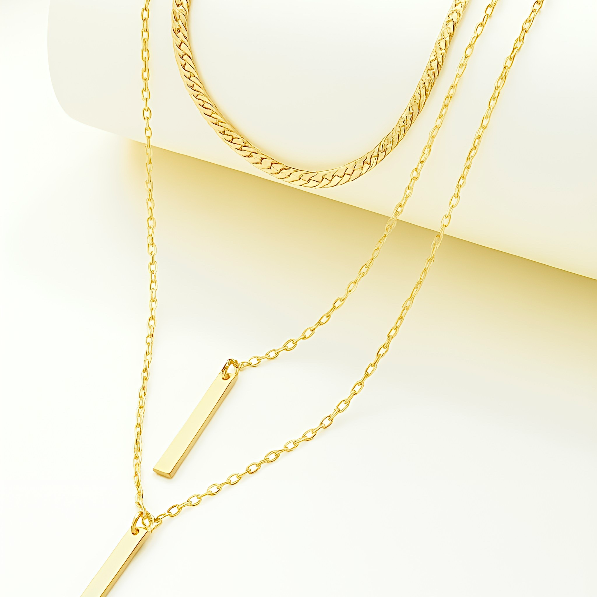 Trinity set necklaces