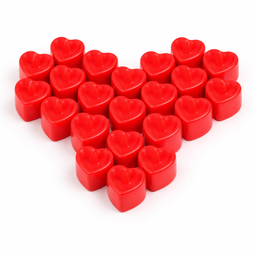 Heart LED Candles