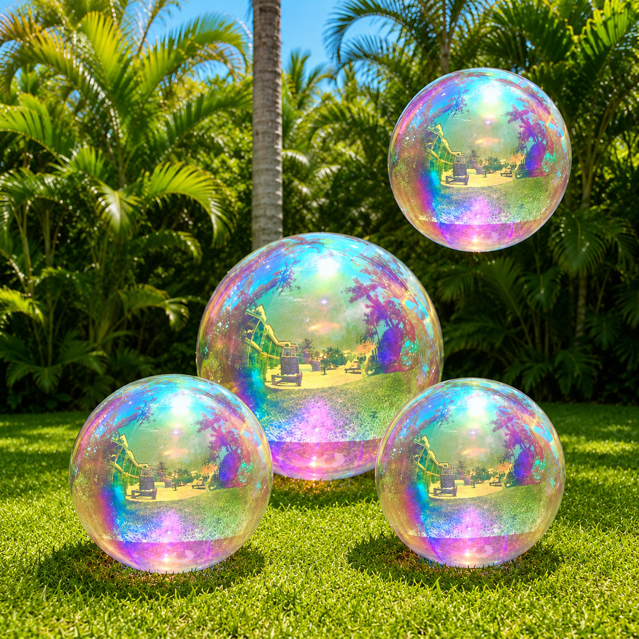 Iridescent Bubble Balloon Decoration Kit - Balloon | Asena Boutique Qatar