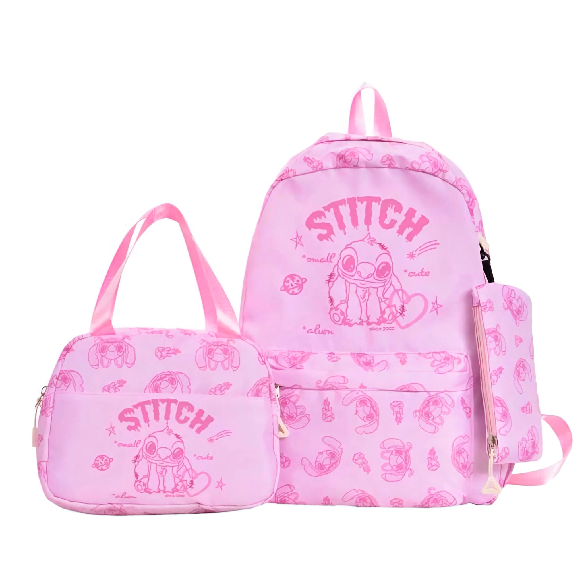 Stitch Kids Backpack Set - School Bag | Asena Boutique Qatar