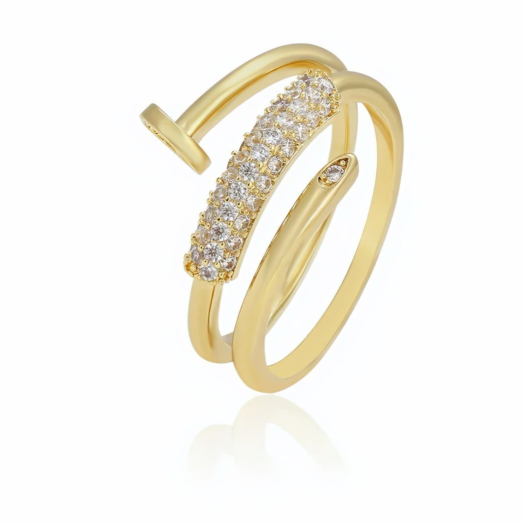 Twist of Sparkle Ring - Women's Ring | Asena Boutique Qatar