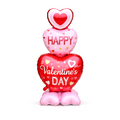 Valentine’s Day Heart Foil Balloon Decoration