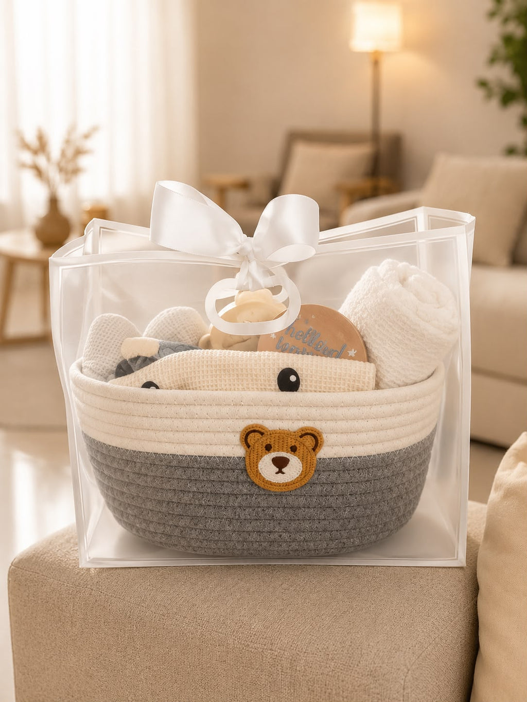 Luxury Newborn Baby Gift Basket - Baby Gift Basket | Asena Boutique Qatar