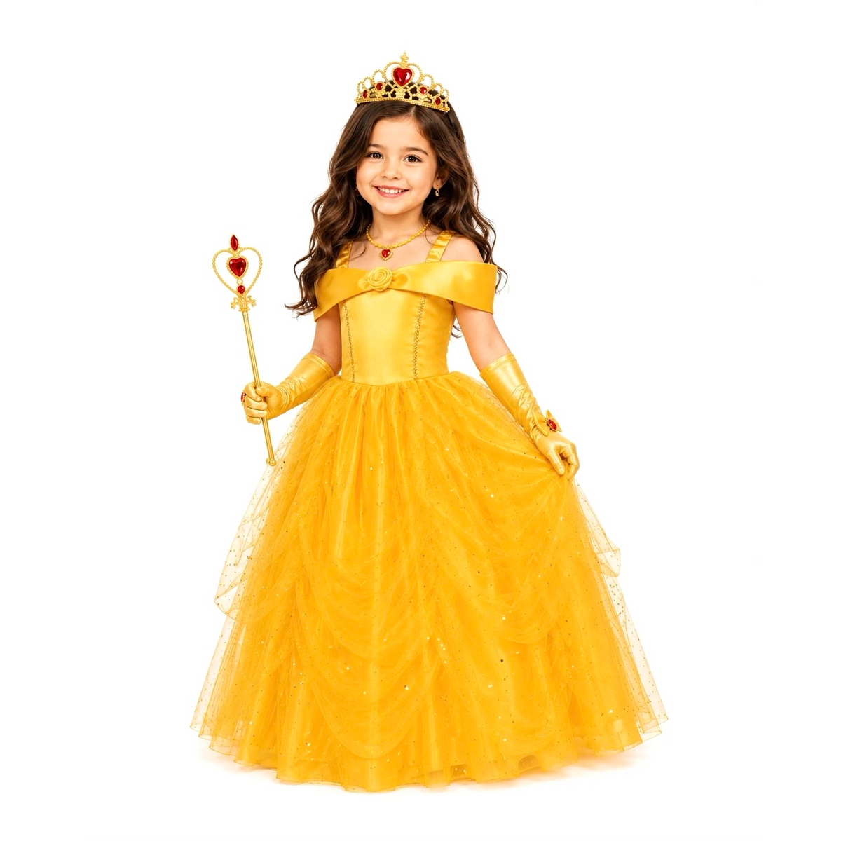 Little Princess Belle Costume (100cm) - Party Costume | Asena Boutique Qatar