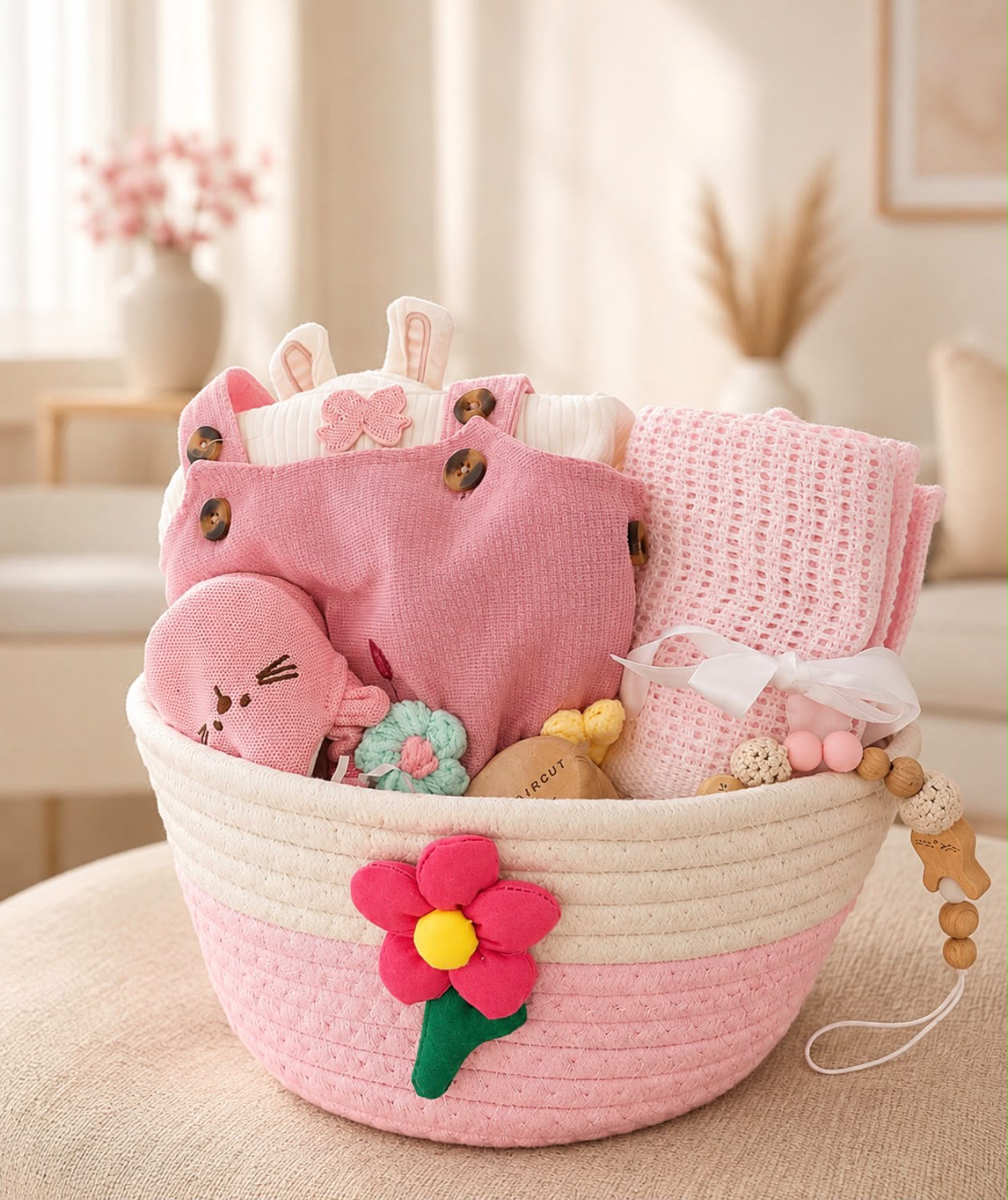 Luxury Baby Girl Gift Basket - Baby Gift Basket | Asena Boutique Qatar