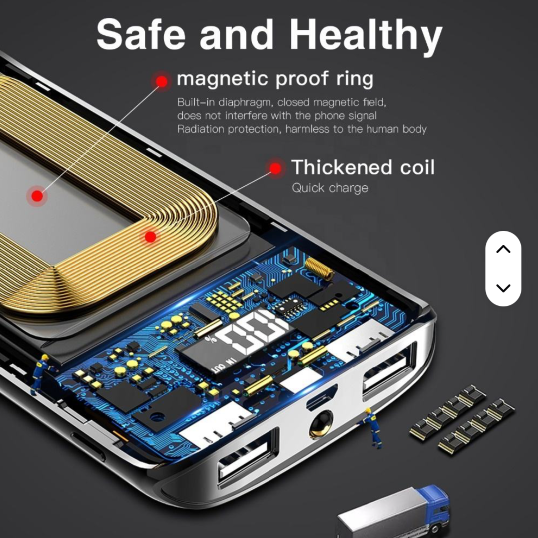 Wireless Charger Power Bank - 8000MAH
