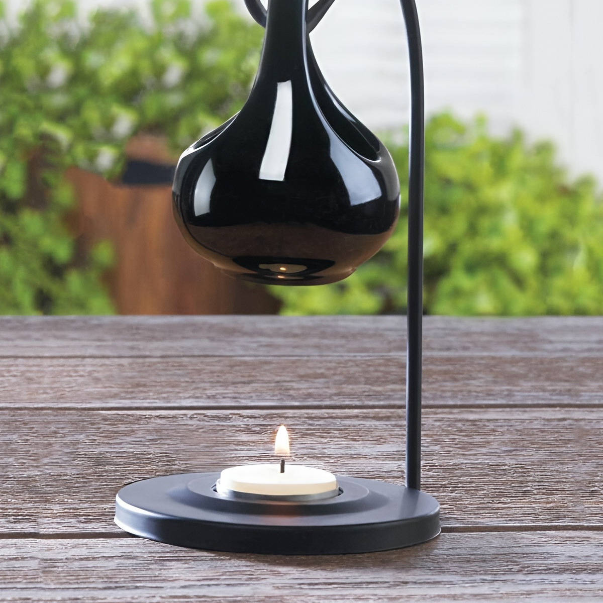 Candle Melt Burner - Black - Scented Candle | Asena Boutique Qatar