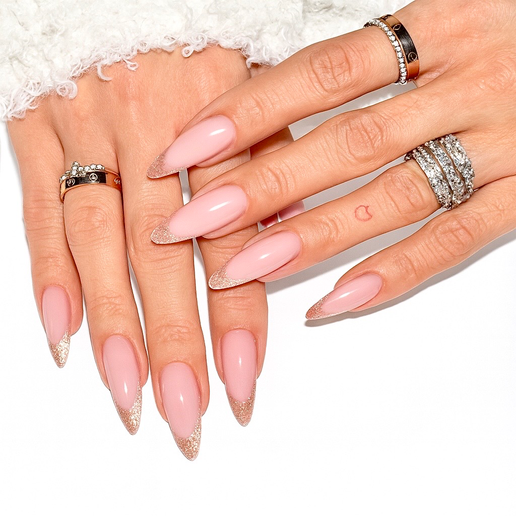 Blush Knit Set Press-on Nails