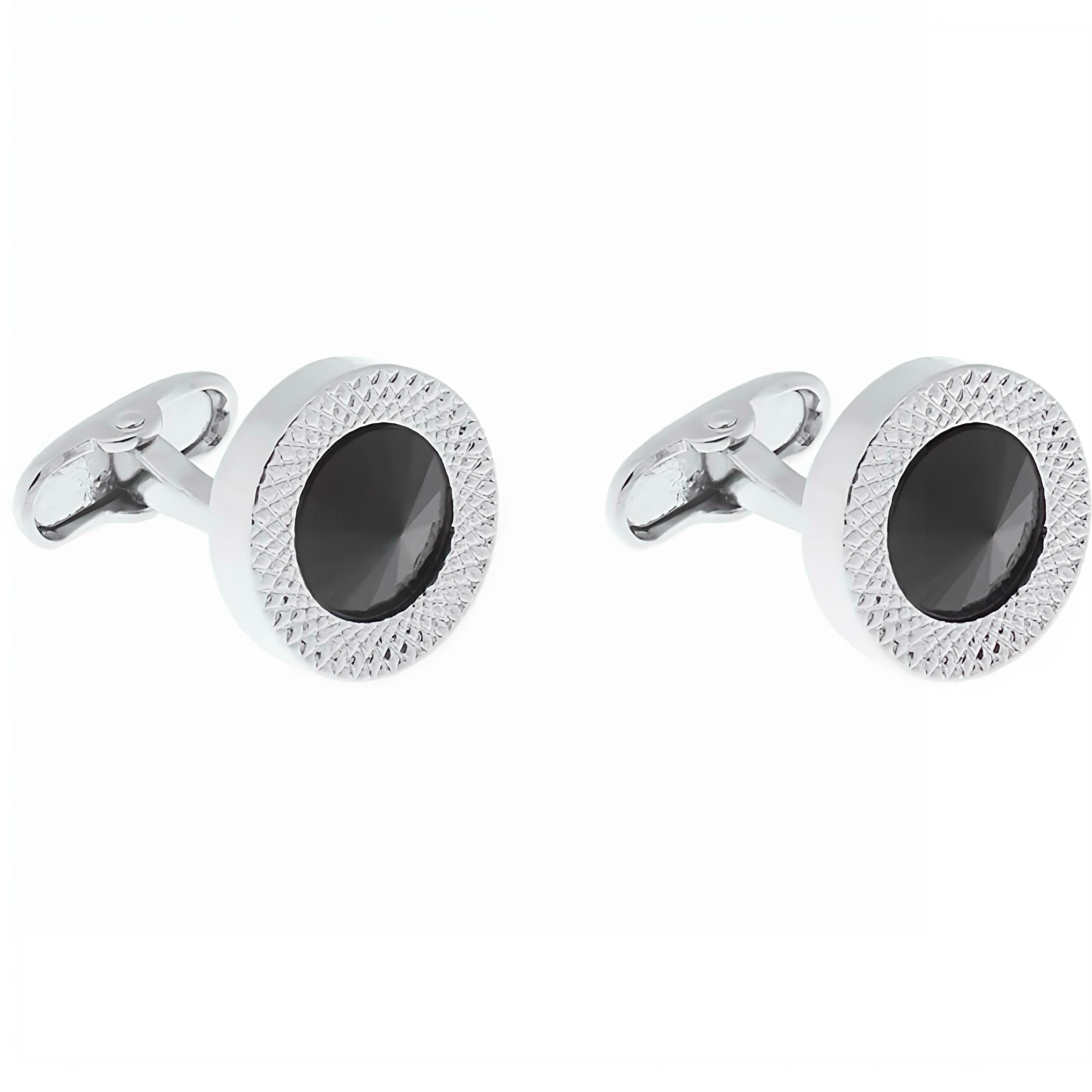 Elegance Black Cufflinks