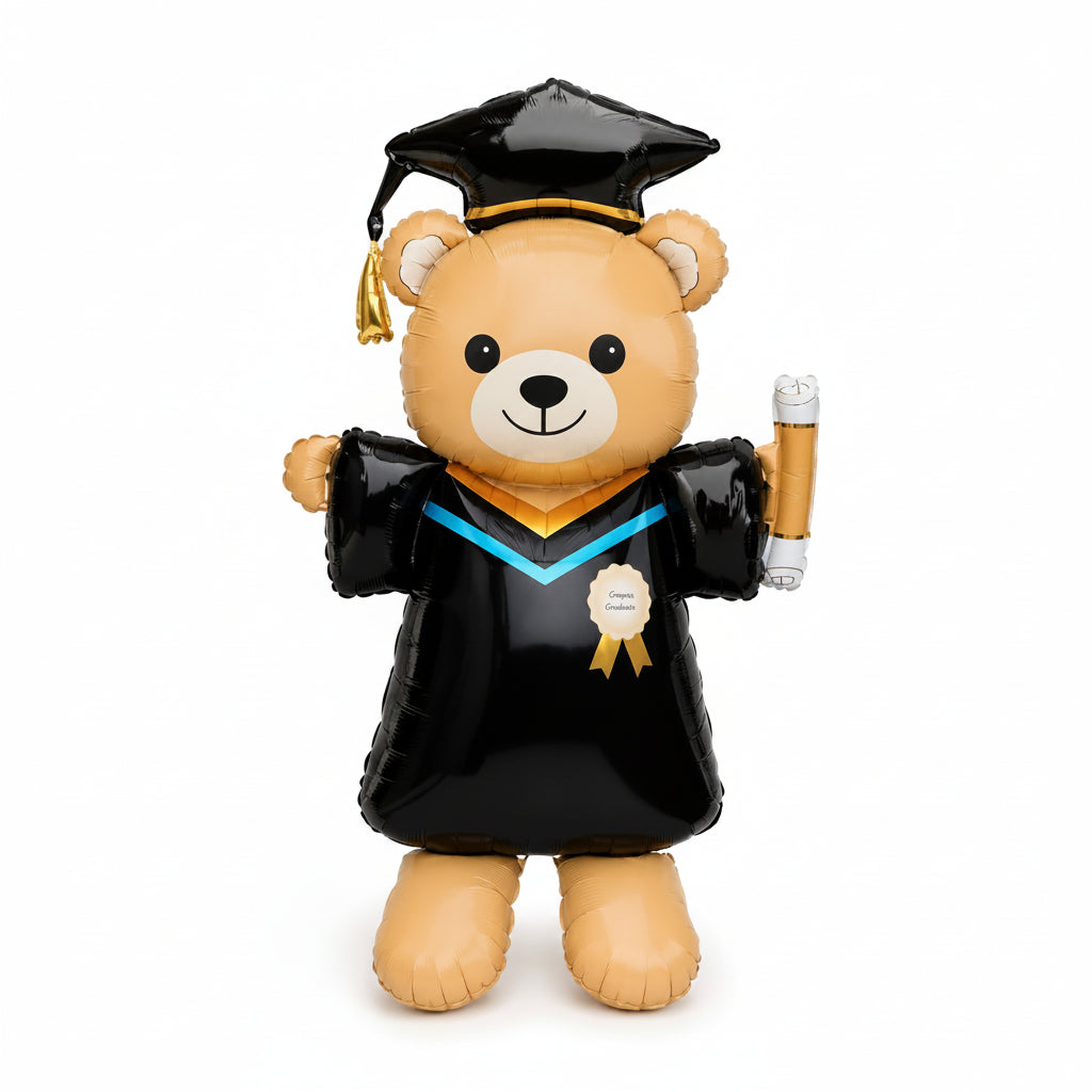 Graduation Bear Foil Balloon - Balloon | Asena Boutique Qatar