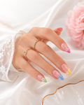 Pastel Bloom Floral Press-On Nails