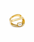 Pearl Twist Ring - Women's Ring | Asena Boutique Qatar