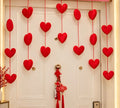 Red Heart Hanging Decorations - Party Decoration | Asena Boutique Qatar