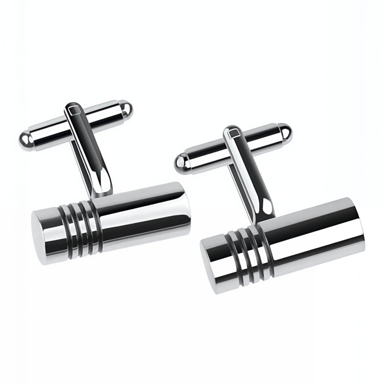 Silver Barrel Cufflinks