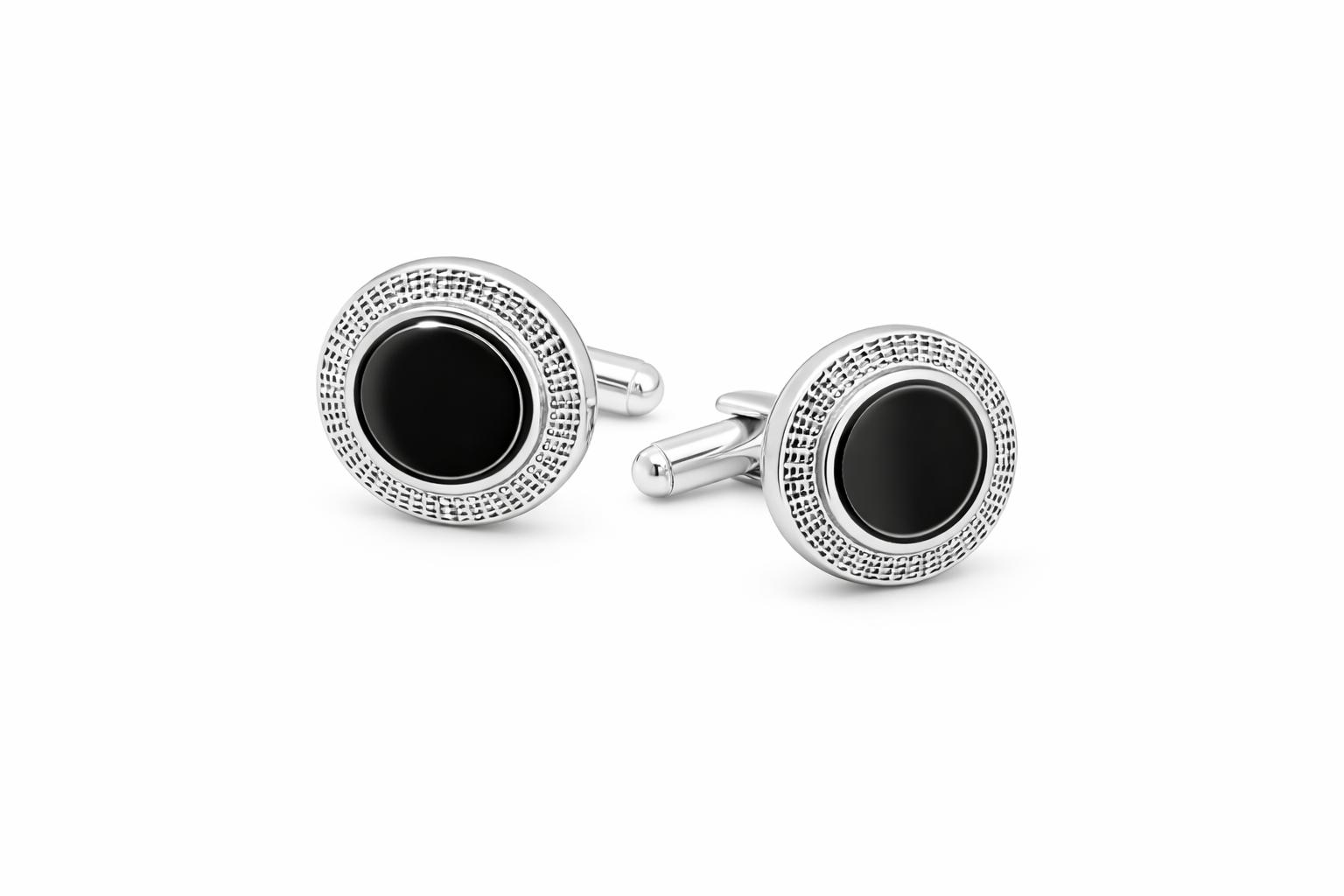 Nova Black Cufflinks