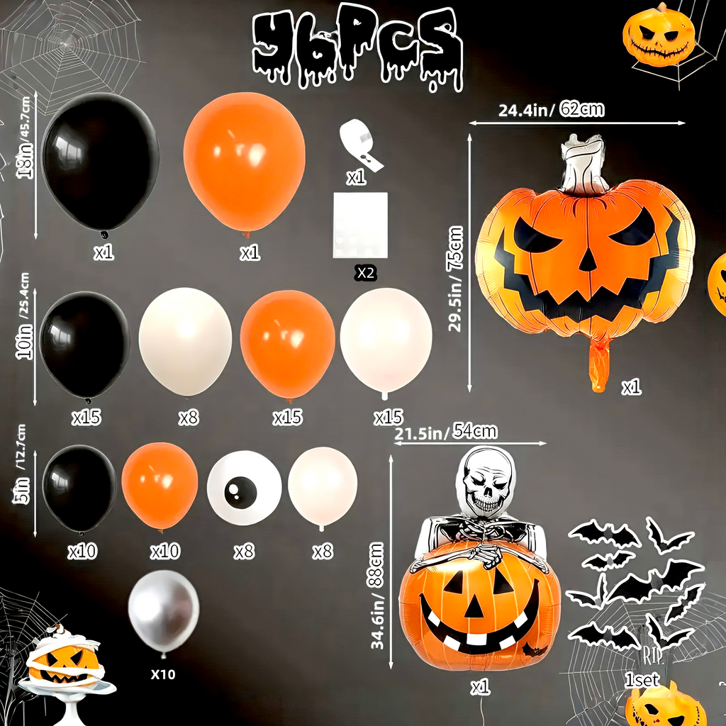 Pumpkin Balloon Set