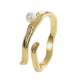 Luna Pearl Ring - Women's Ring | Asena Boutique Qatar
