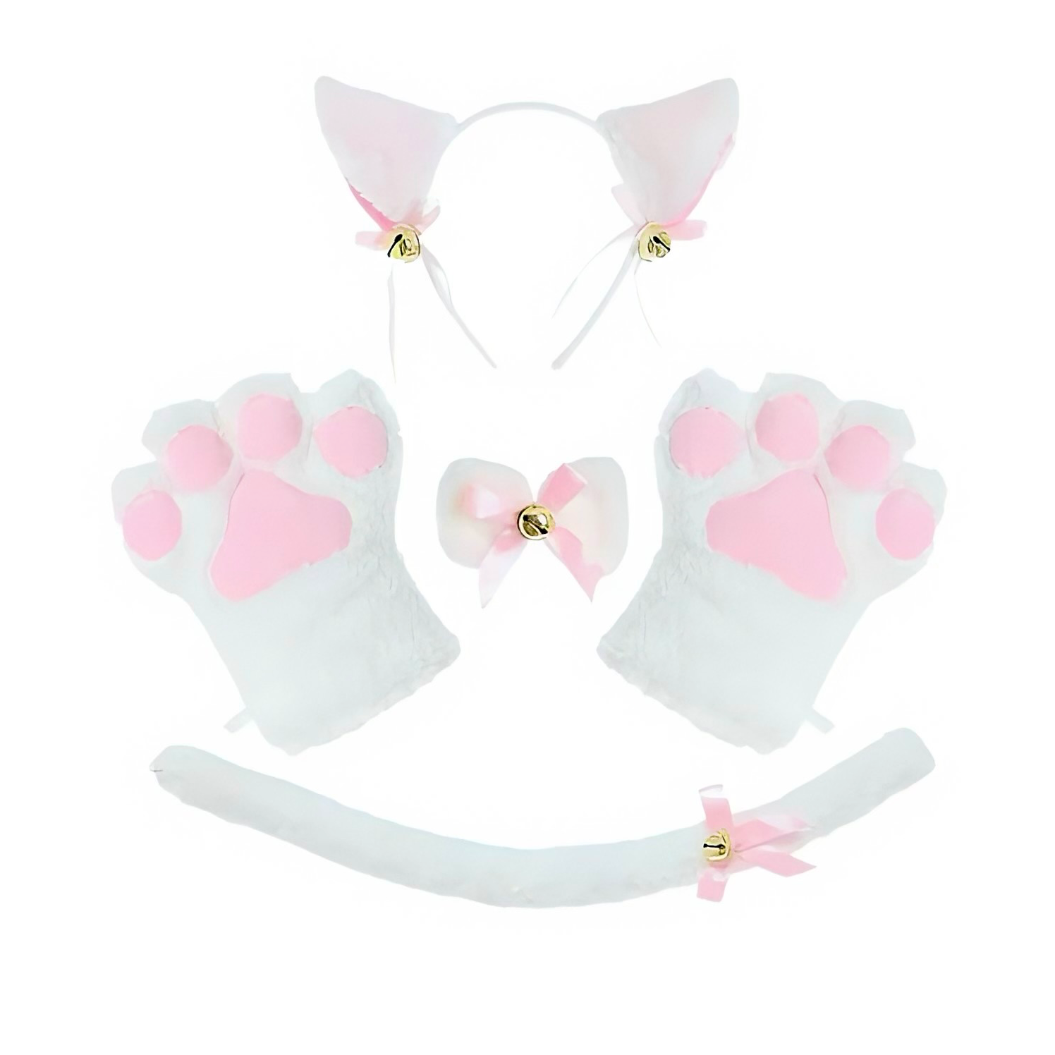 White Kitty Costume Set