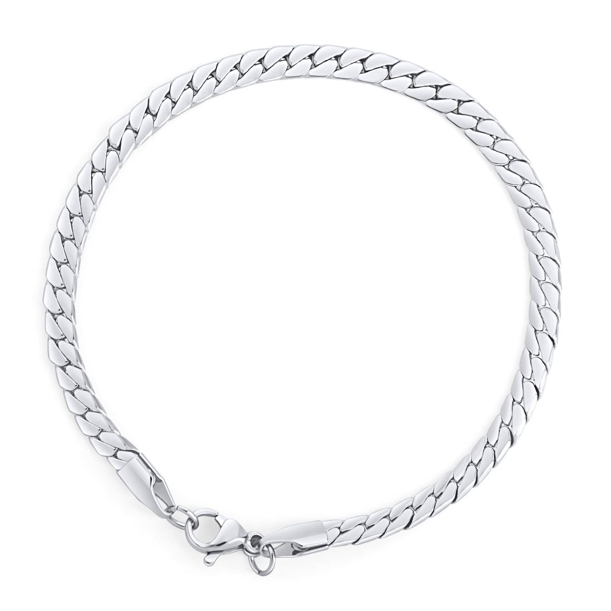 Silver Classic Cuban Bracelet