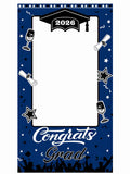 Congrats Grad Photo Booth Frame – Blue Theme