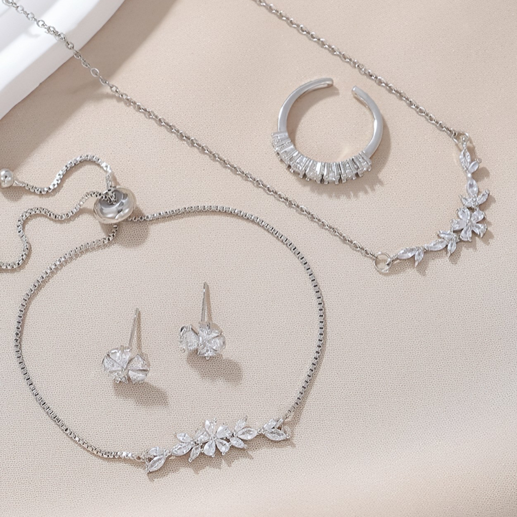 Floral Radiance Jewelry Set