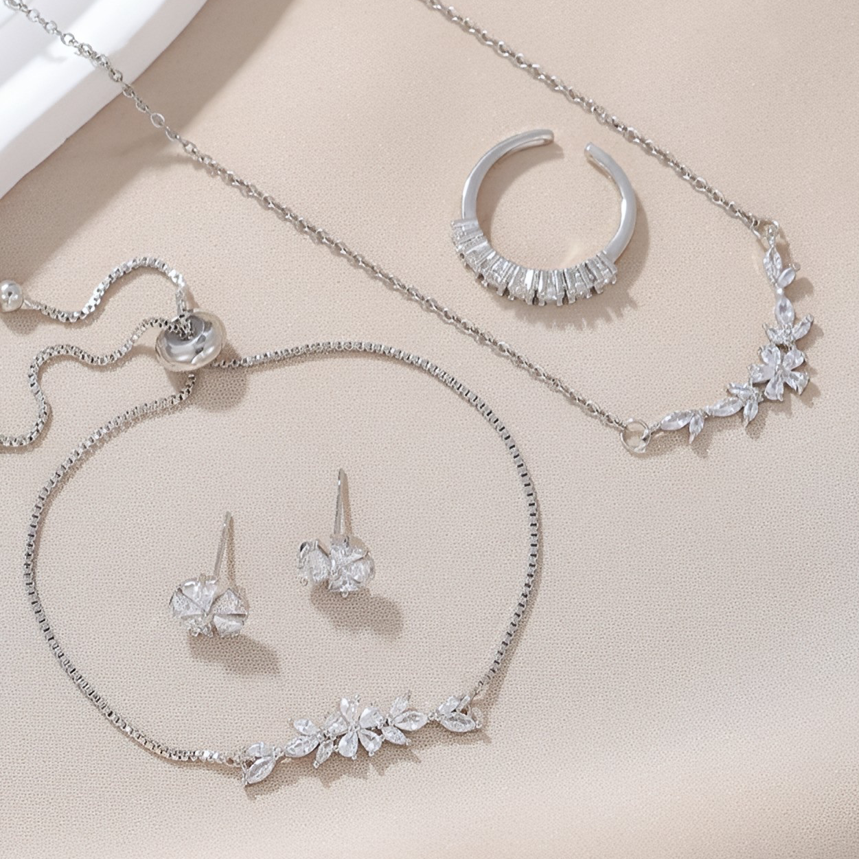 Floral Radiance Jewelry Set