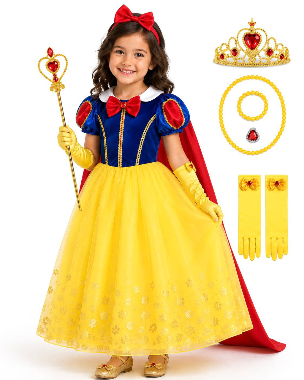 Snow White Princess Costume Set - Party Costume | Asena Boutique Qatar
