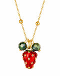 Strawberry Charm Pendant Necklace - Kids' Jewelry | Asena Boutique Qatar